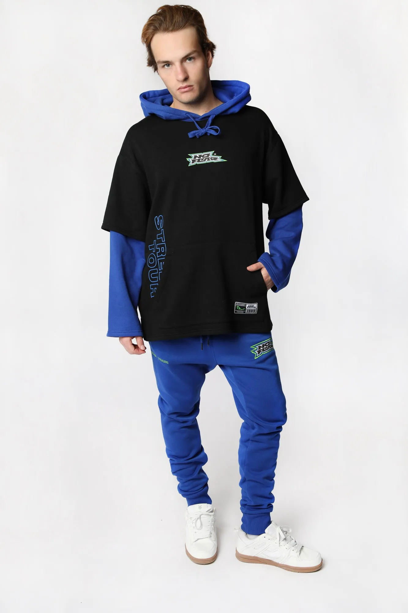 No Fear Mens 2-In-1 Hoodie