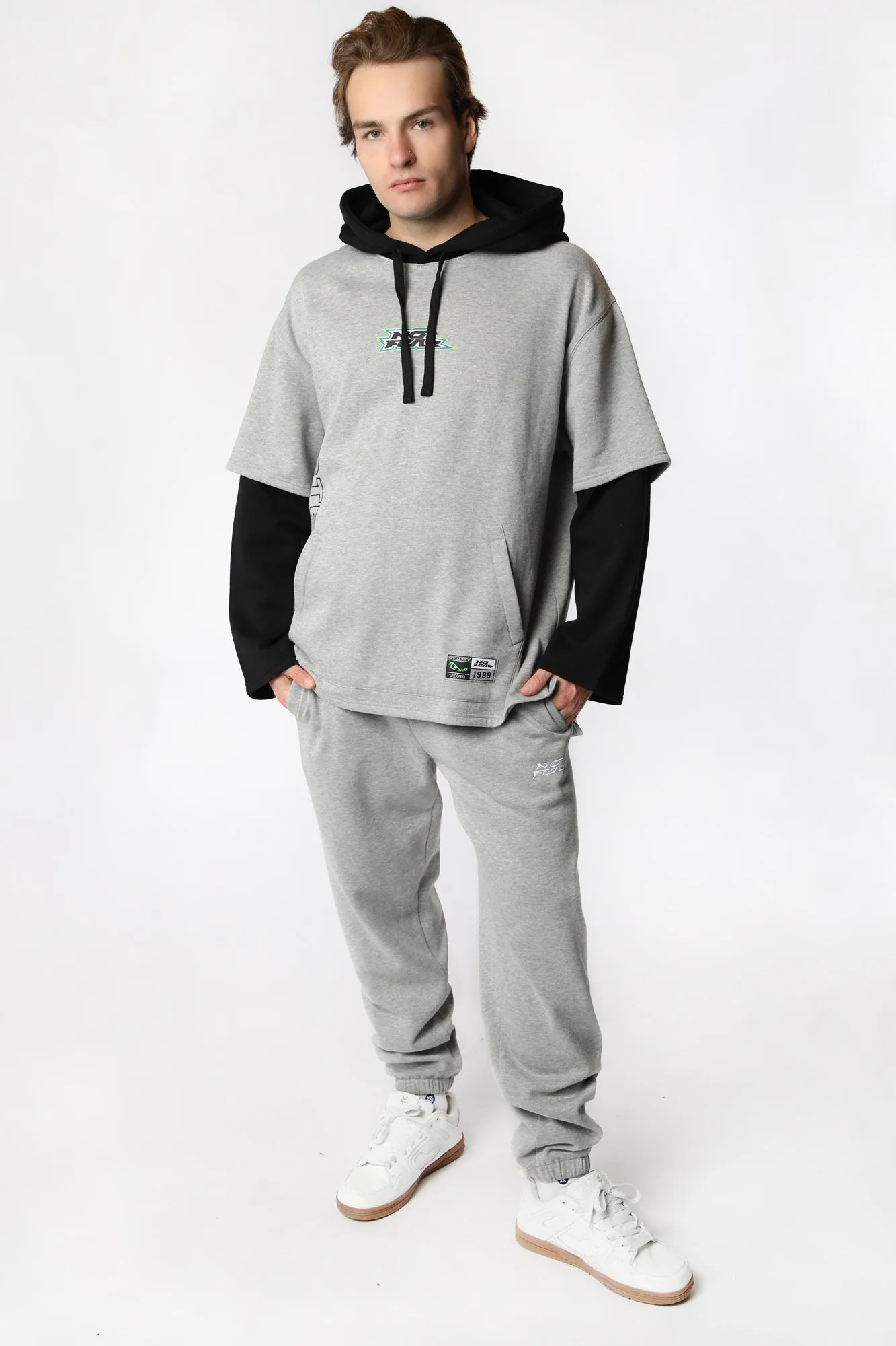 No Fear Mens 2-In-1 Hoodie