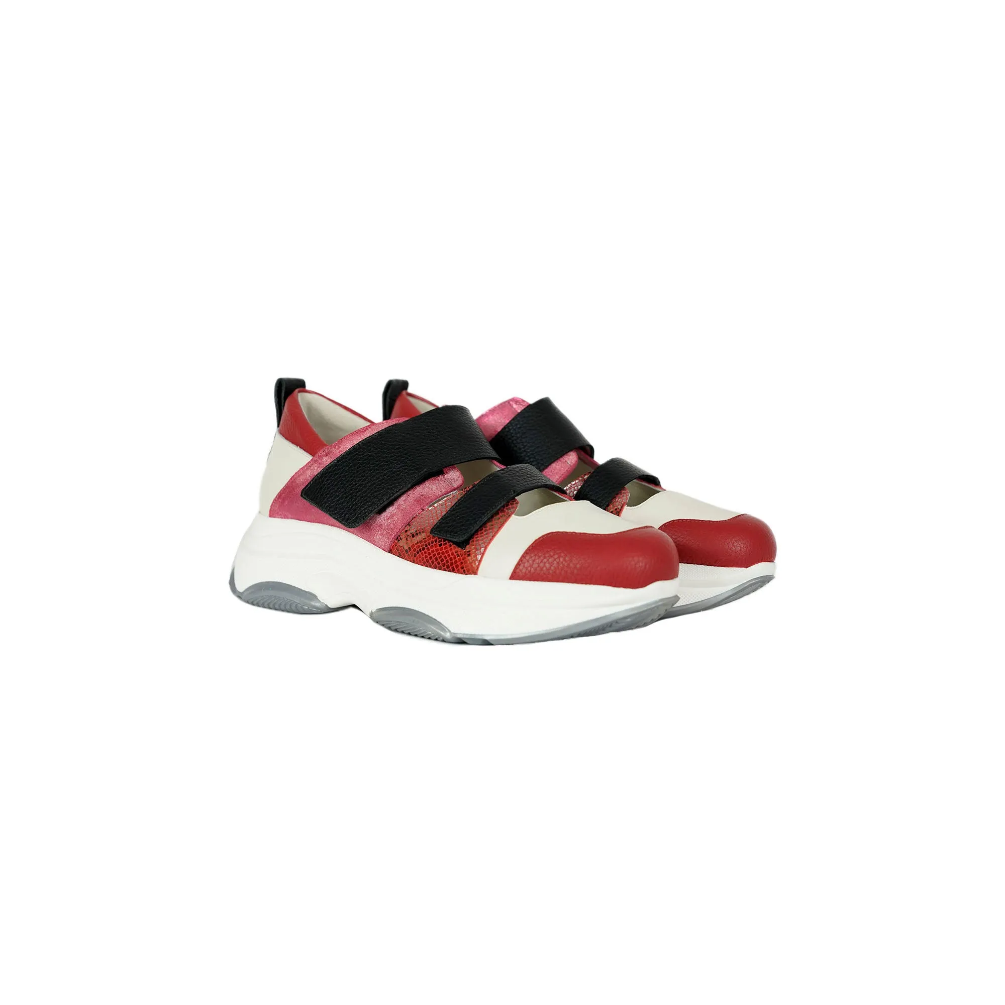 Open-Air Sneaker Cervo/Metal Sport Red