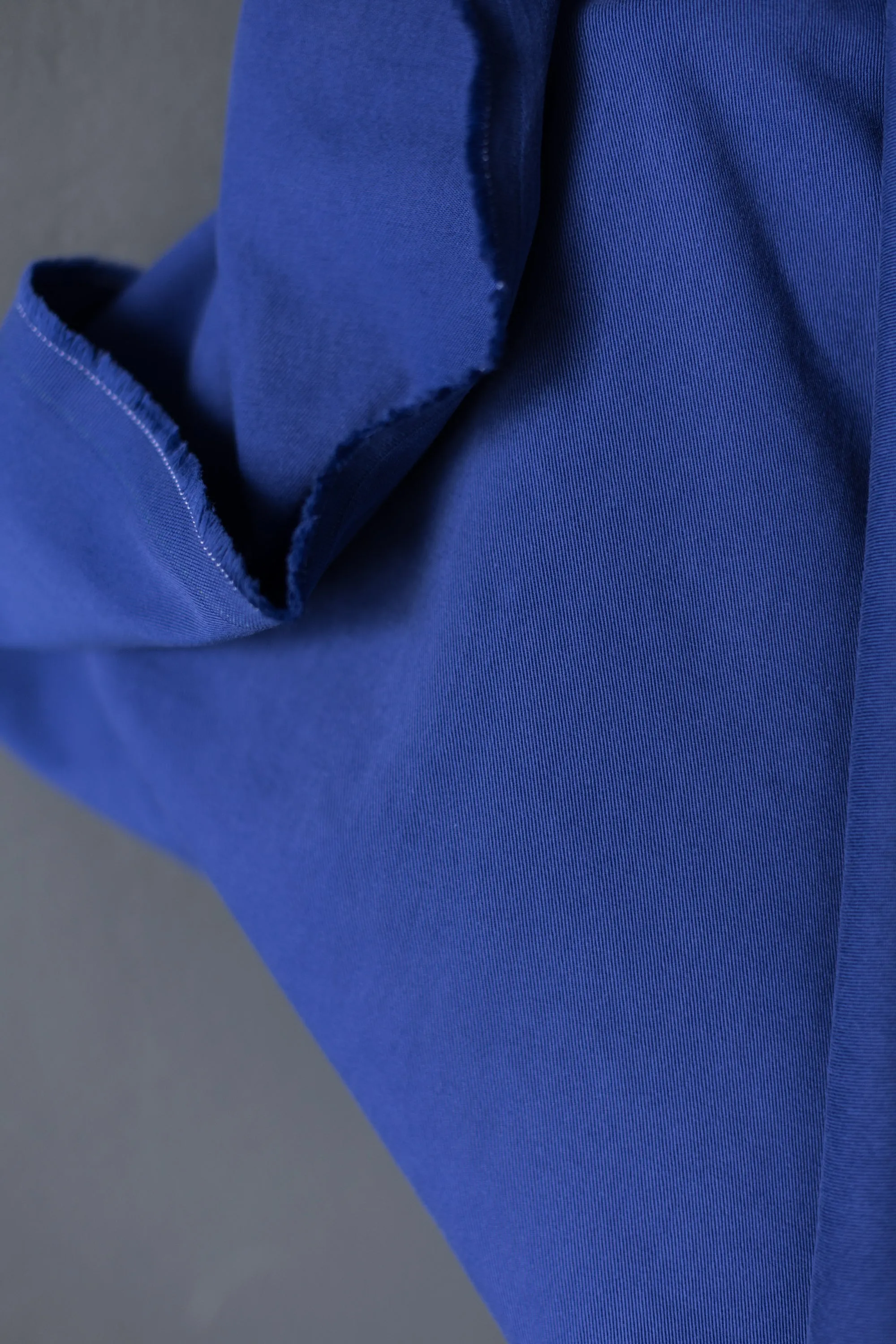 Organic Cotton Sanded Twill - Prussian Blue