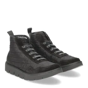 Panchic P05W boot quilted nylon suede black - Al Siletto | Al Siletto