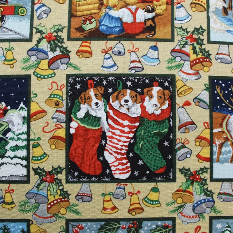 Patchwork Christmas Cotton - Nativity