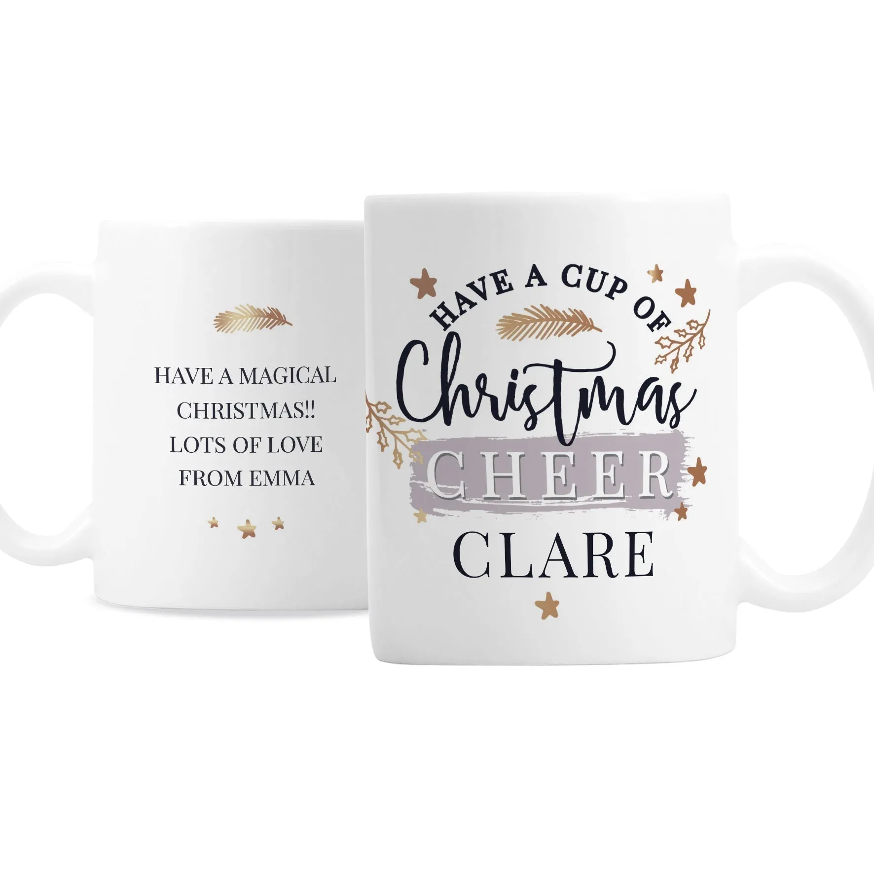 Personalised Cup of Cheer Mug