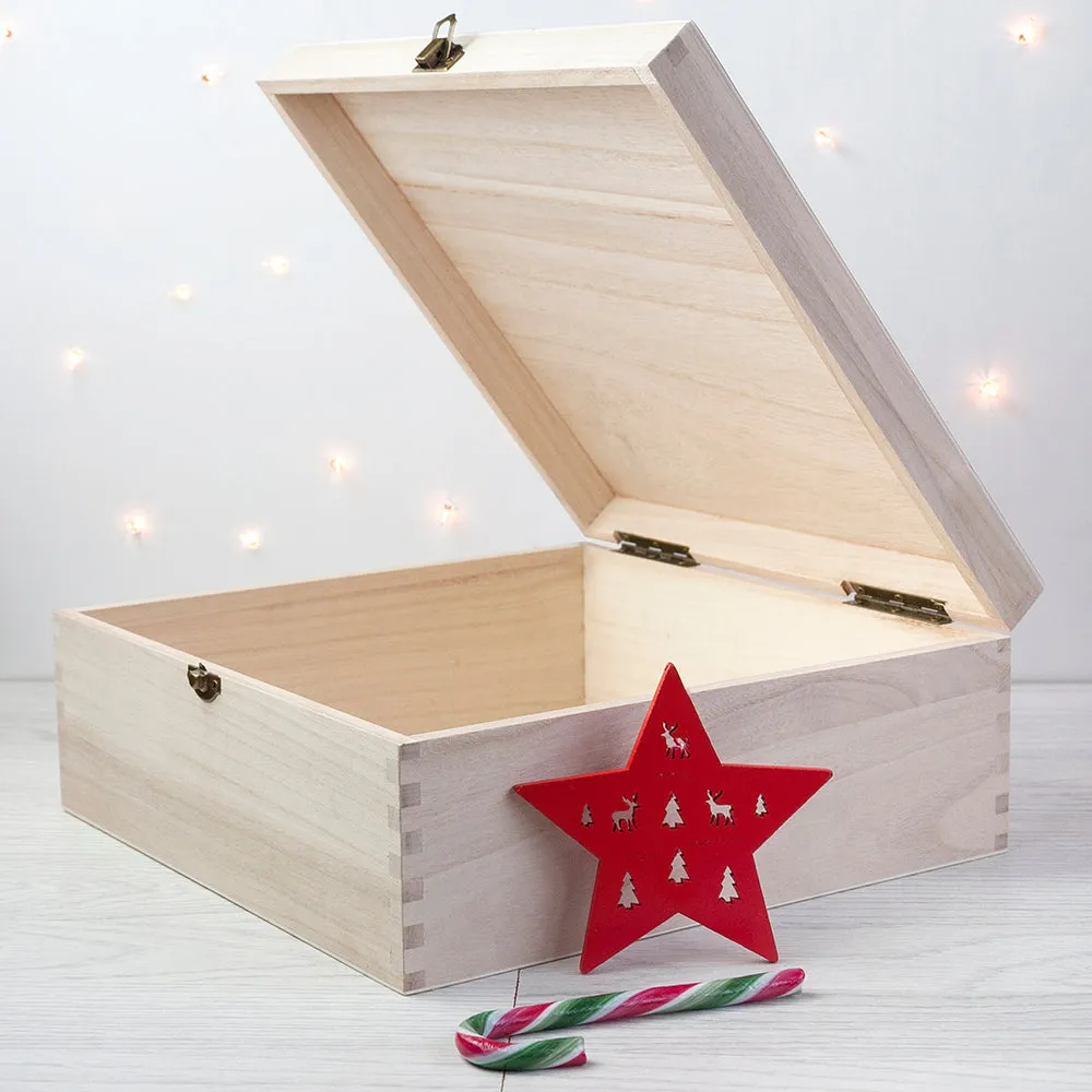 Personalised Fireplace Christmas Eve Box