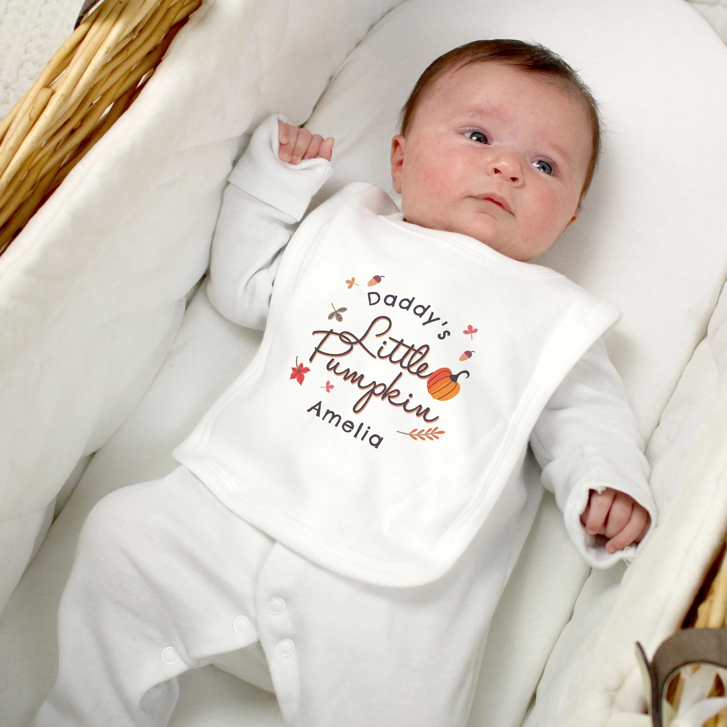 Personalised Little Pumpkin Bib