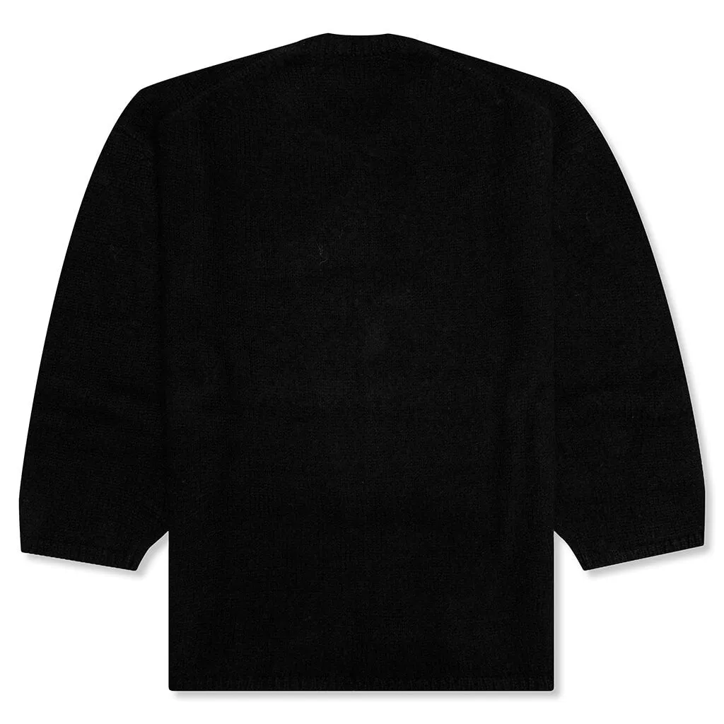 Plus Sweater - Black/Pattern A