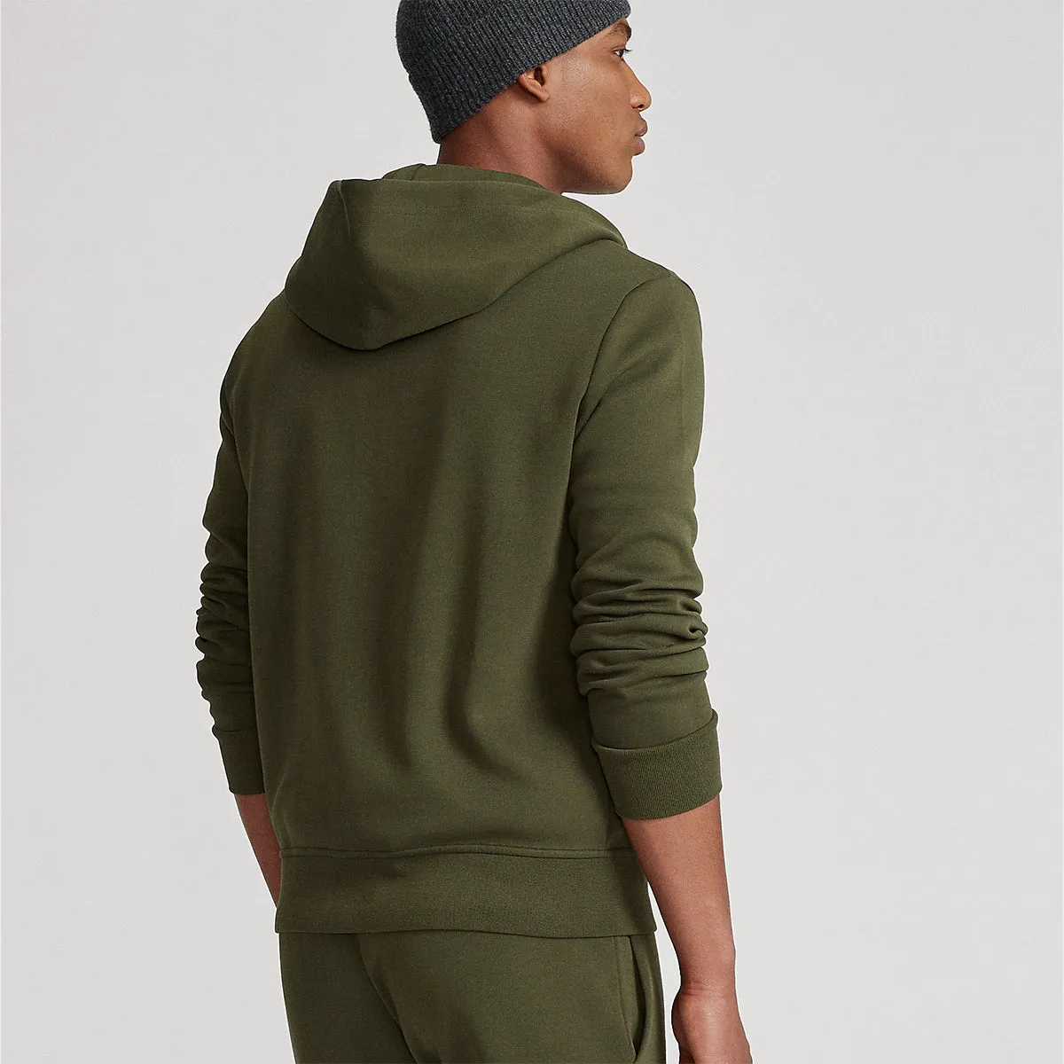 Polo Ralph Lauren - Double Knit Full Zip Hoodie in Green