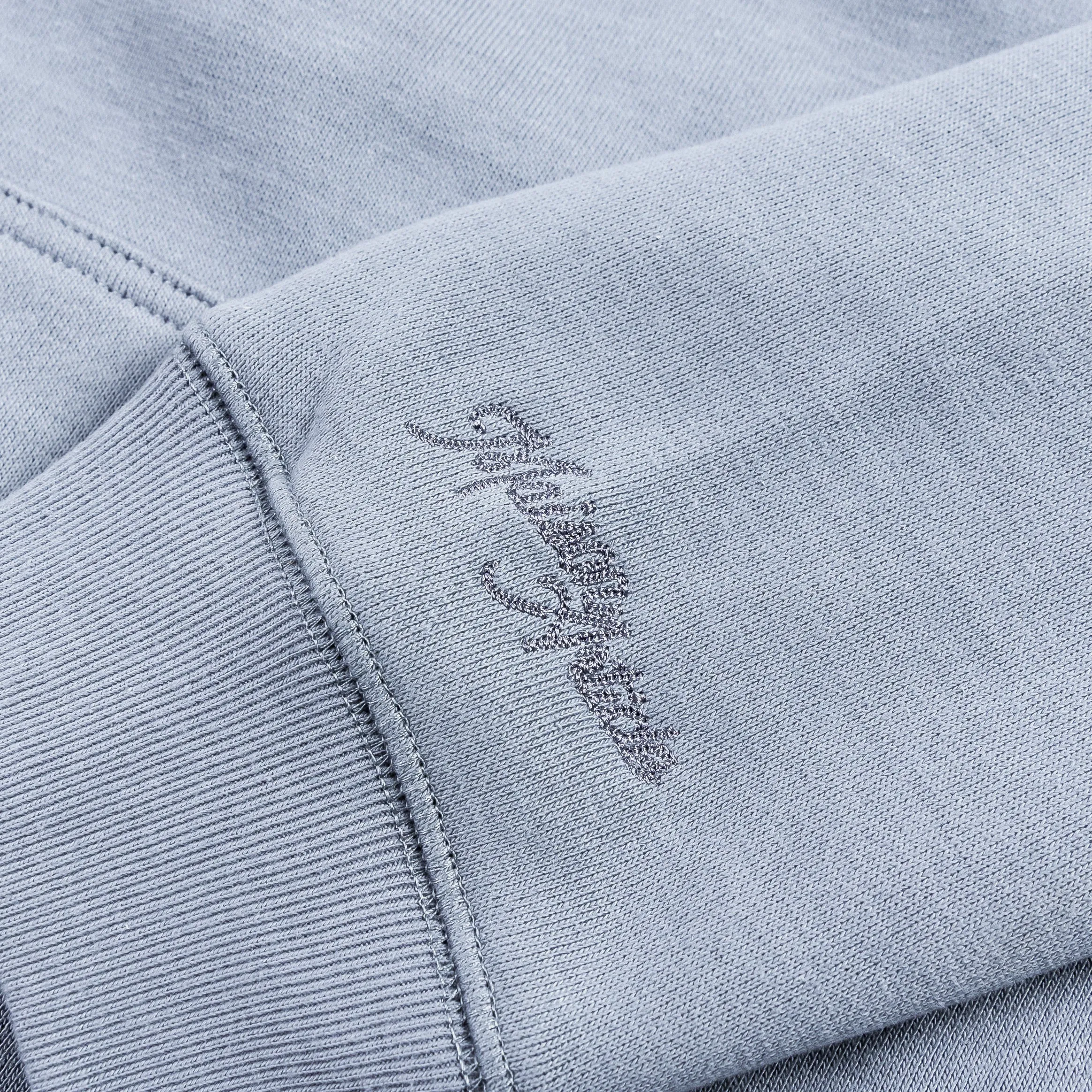 Premium Fleece Mens Hoodie (Slate Blue)