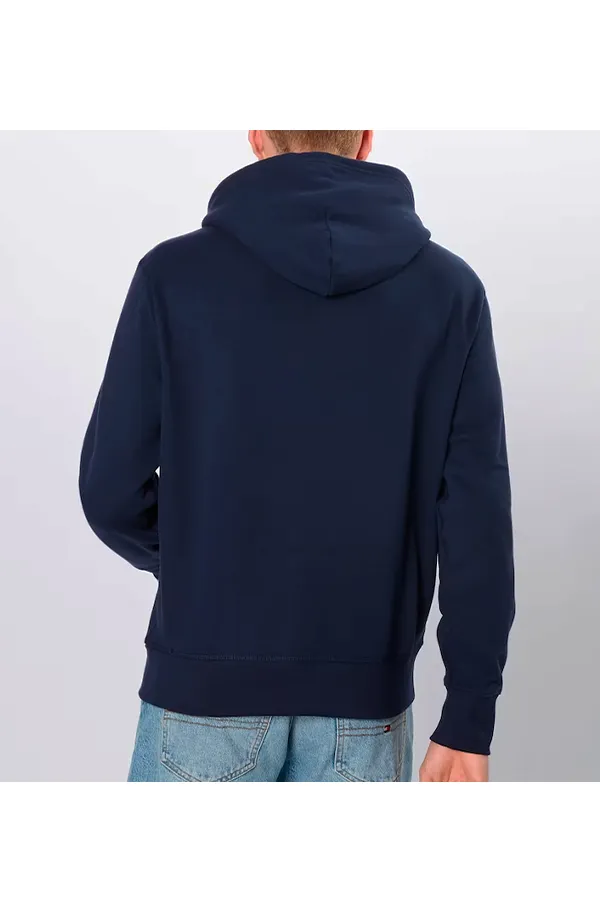 Ralph Lauren Fleece Knit Hoodie Navy