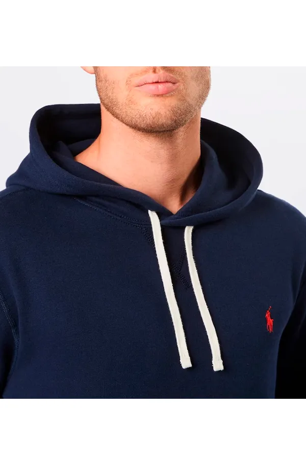 Ralph Lauren Fleece Knit Hoodie Navy