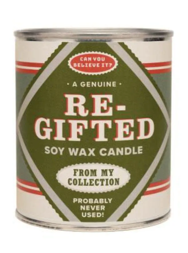 Re-Gifted Paint Can Candle