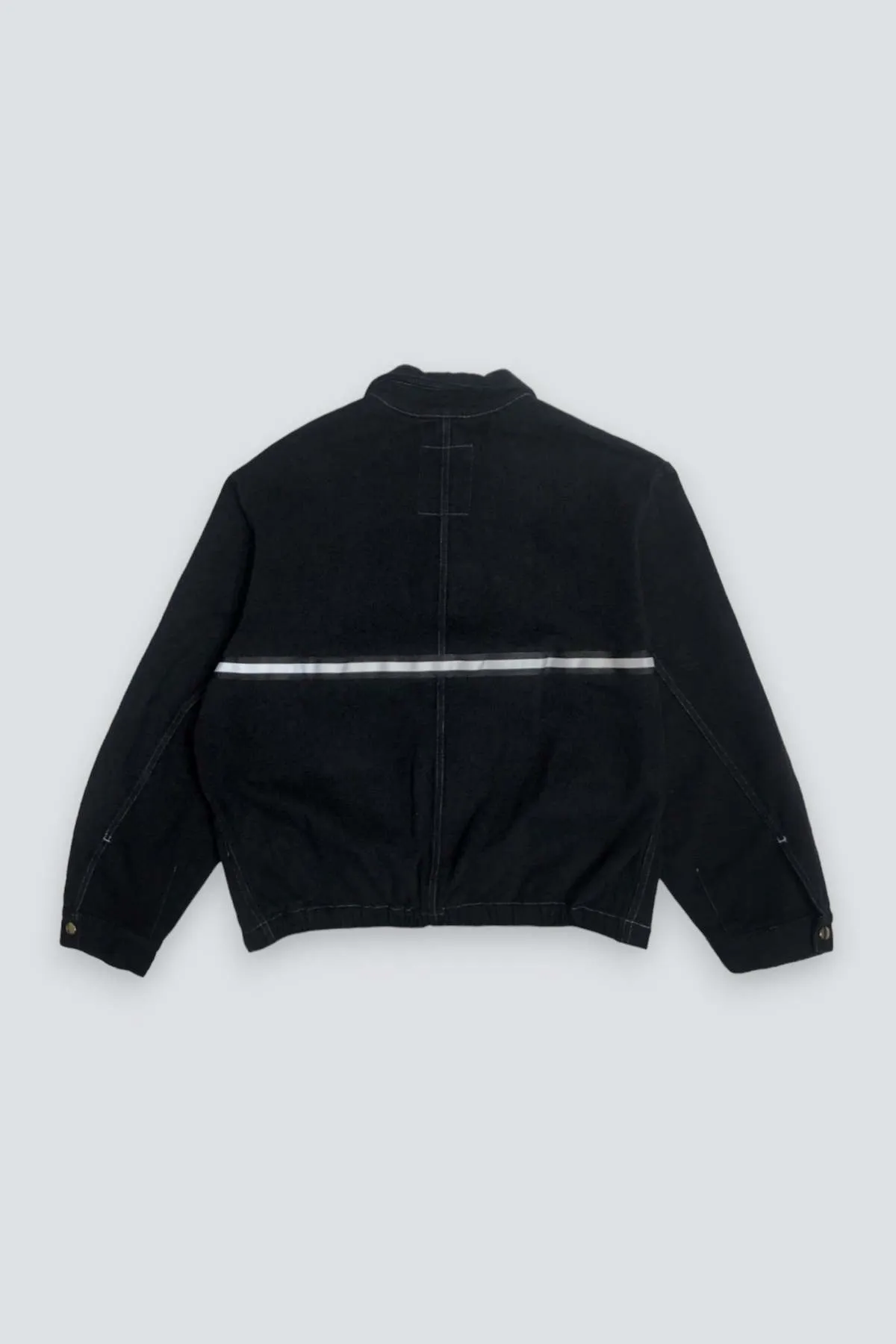 Reflector Zip Jacket - Black Denim