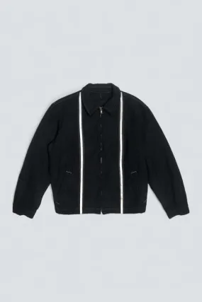 Reflector Zip Jacket - Black Denim