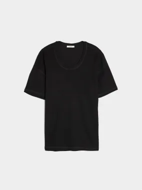 Rib T-Shirt, Black