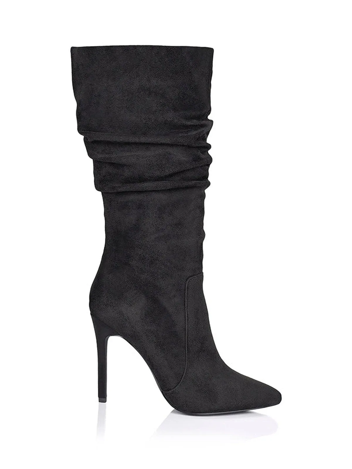 Sage Tall Boots - Black Micro