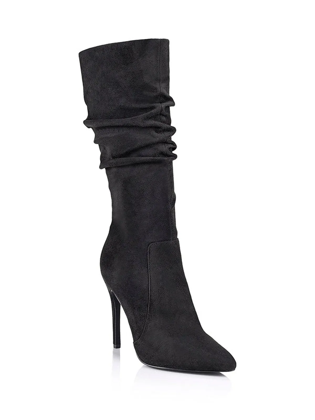 Sage Tall Boots - Black Micro