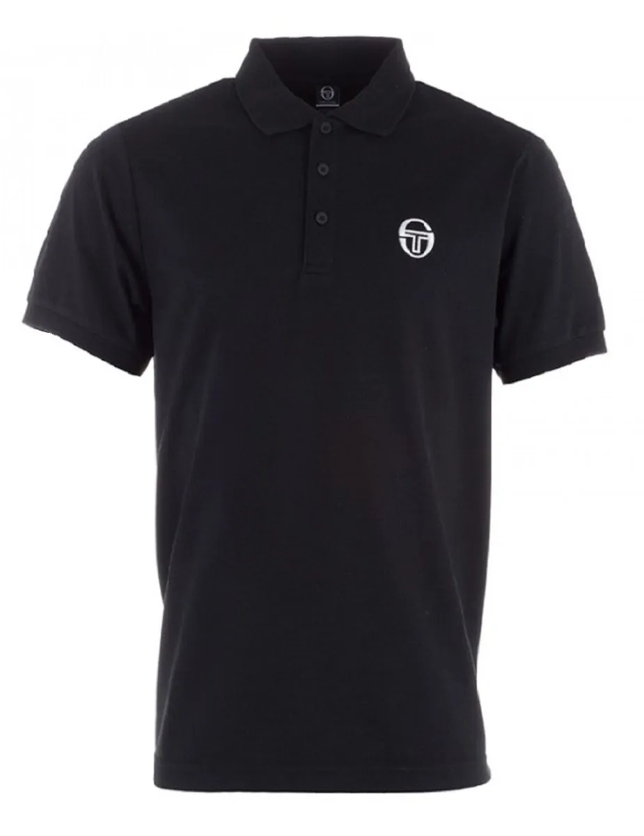 Sergio Tacchini Vitro Polo Shirt Black