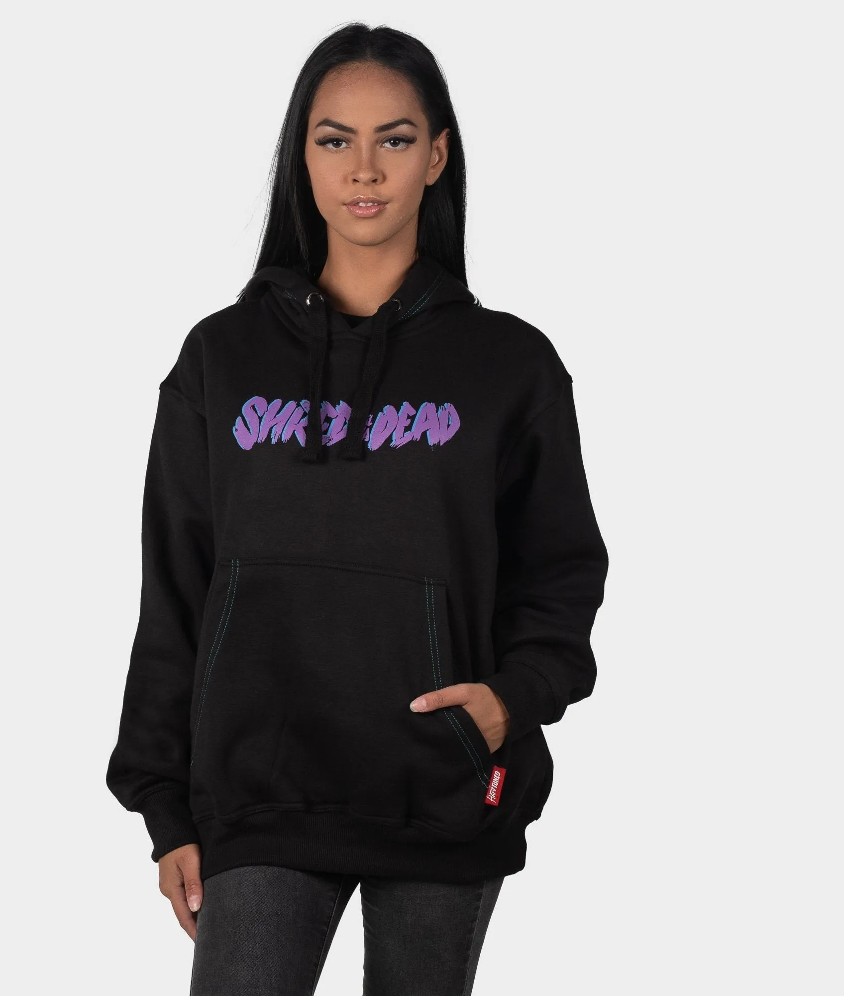 Shred Till Ya Dead Womens Hoodie