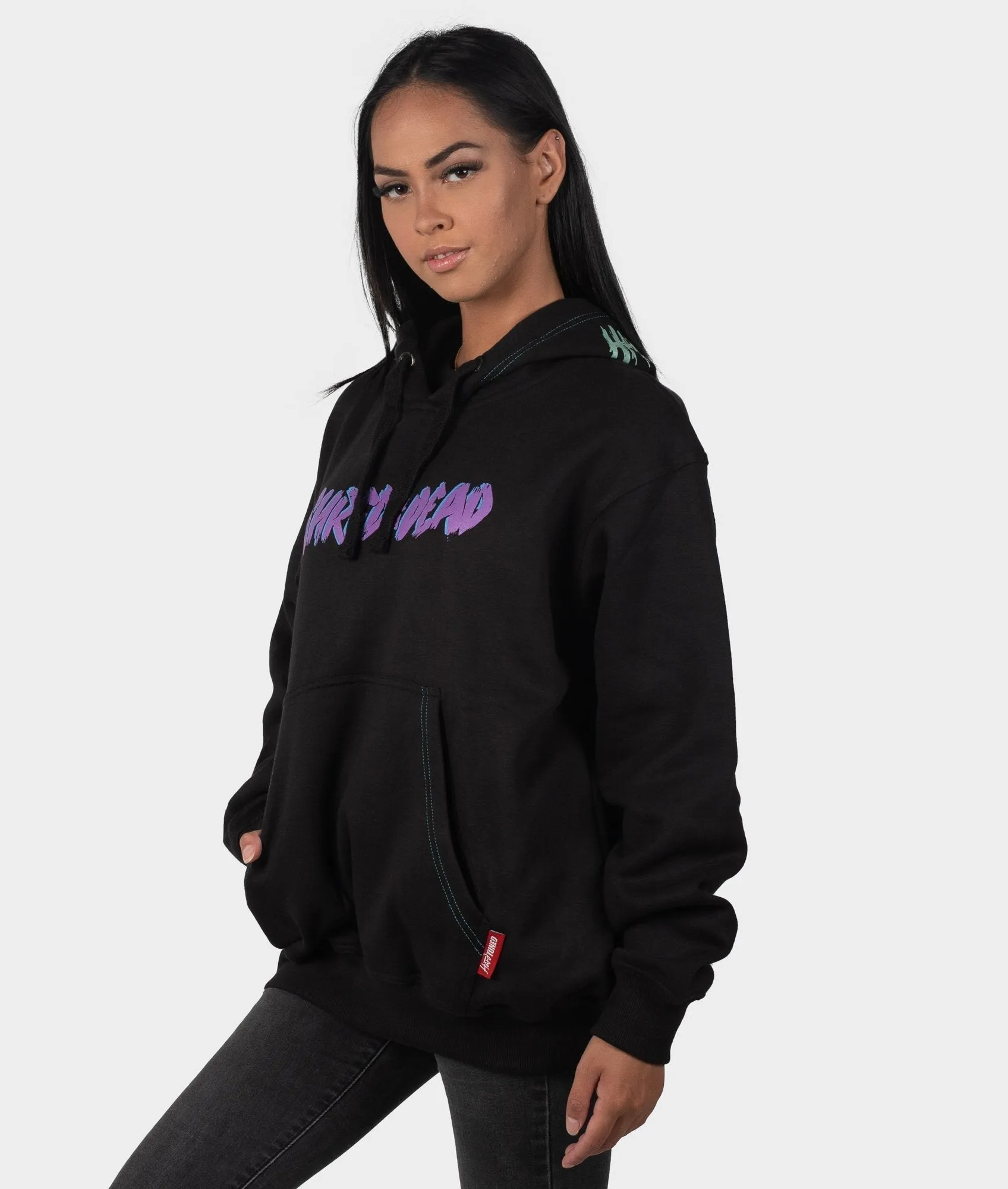 Shred Till Ya Dead Womens Hoodie