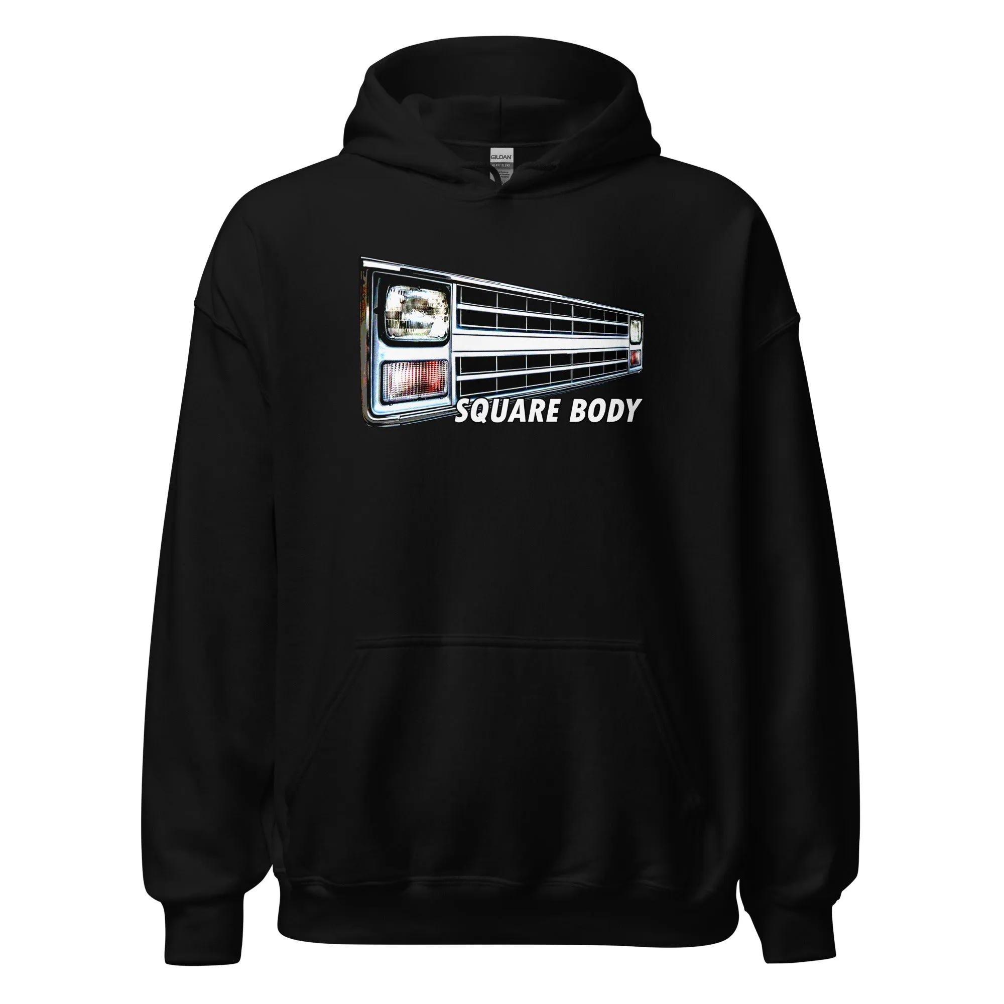 Square Body Truck 80s Angled Grille Hoodie Sweatshirt