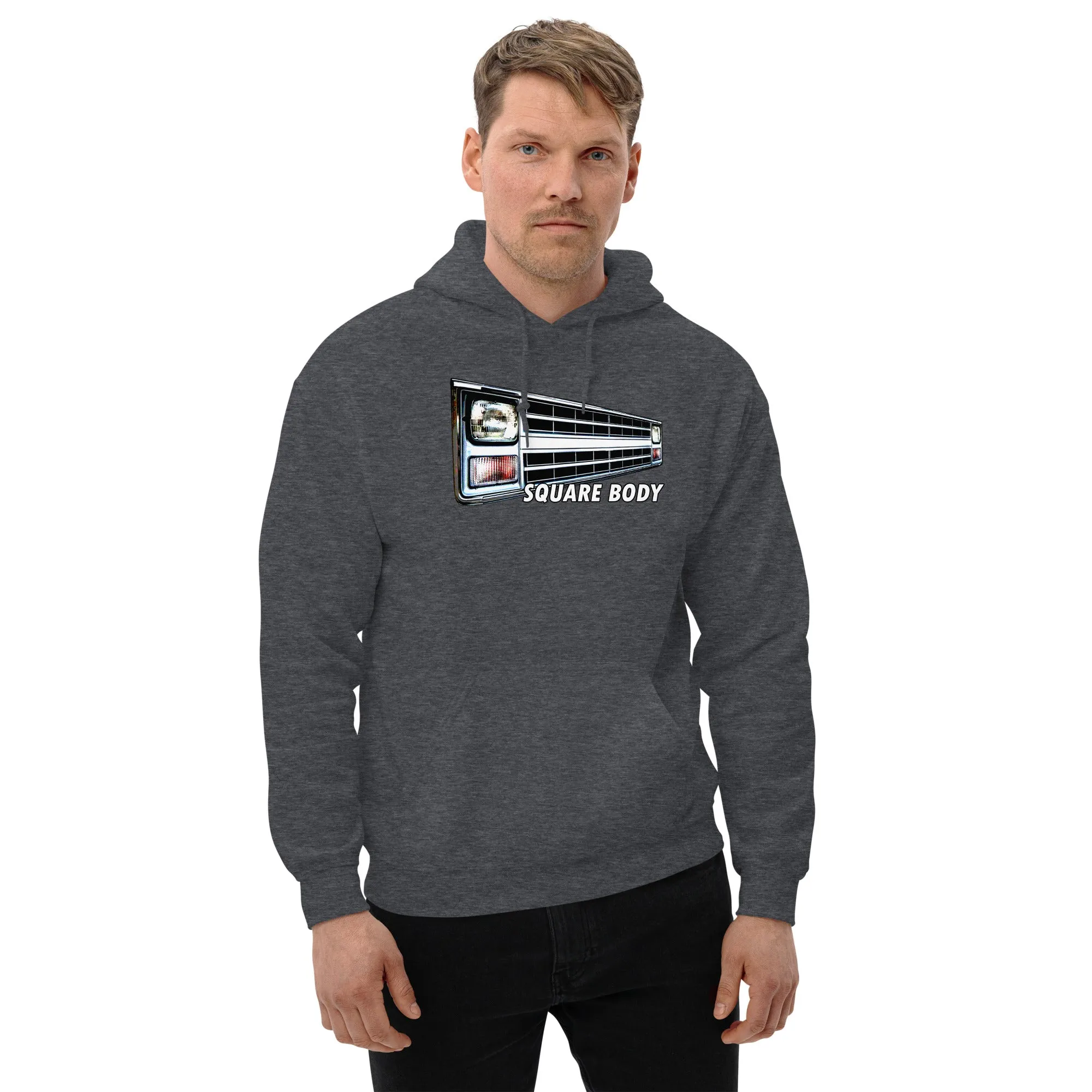 Square Body Truck 80s Angled Grille Hoodie Sweatshirt