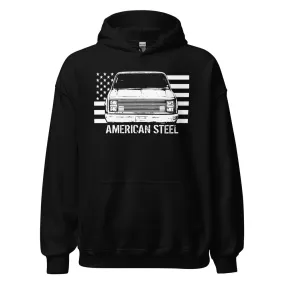 Square Body Truck Hoodie, American Steel Squarebody Sweatshirt