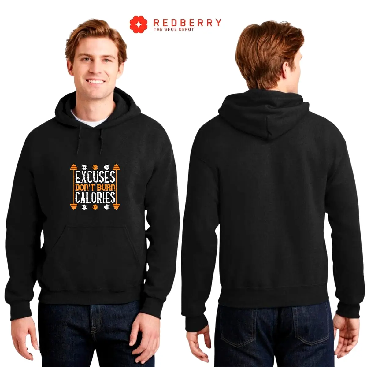 Sudadera Hombre  Hoodie Fitness Gym Ejercicio 007