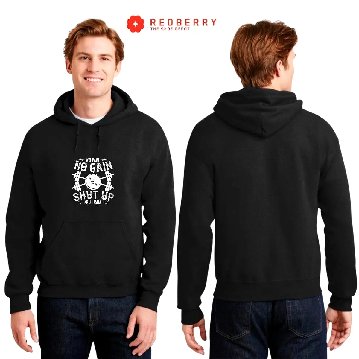 Sudadera Hombre  Hoodie Fitness Gym Ejercicio 018