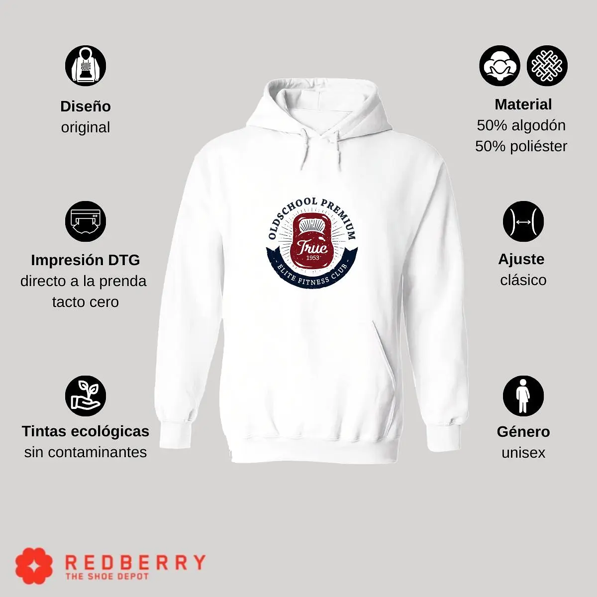 Sudadera Hombre  Hoodie Gym Ejercicio Fitness 016