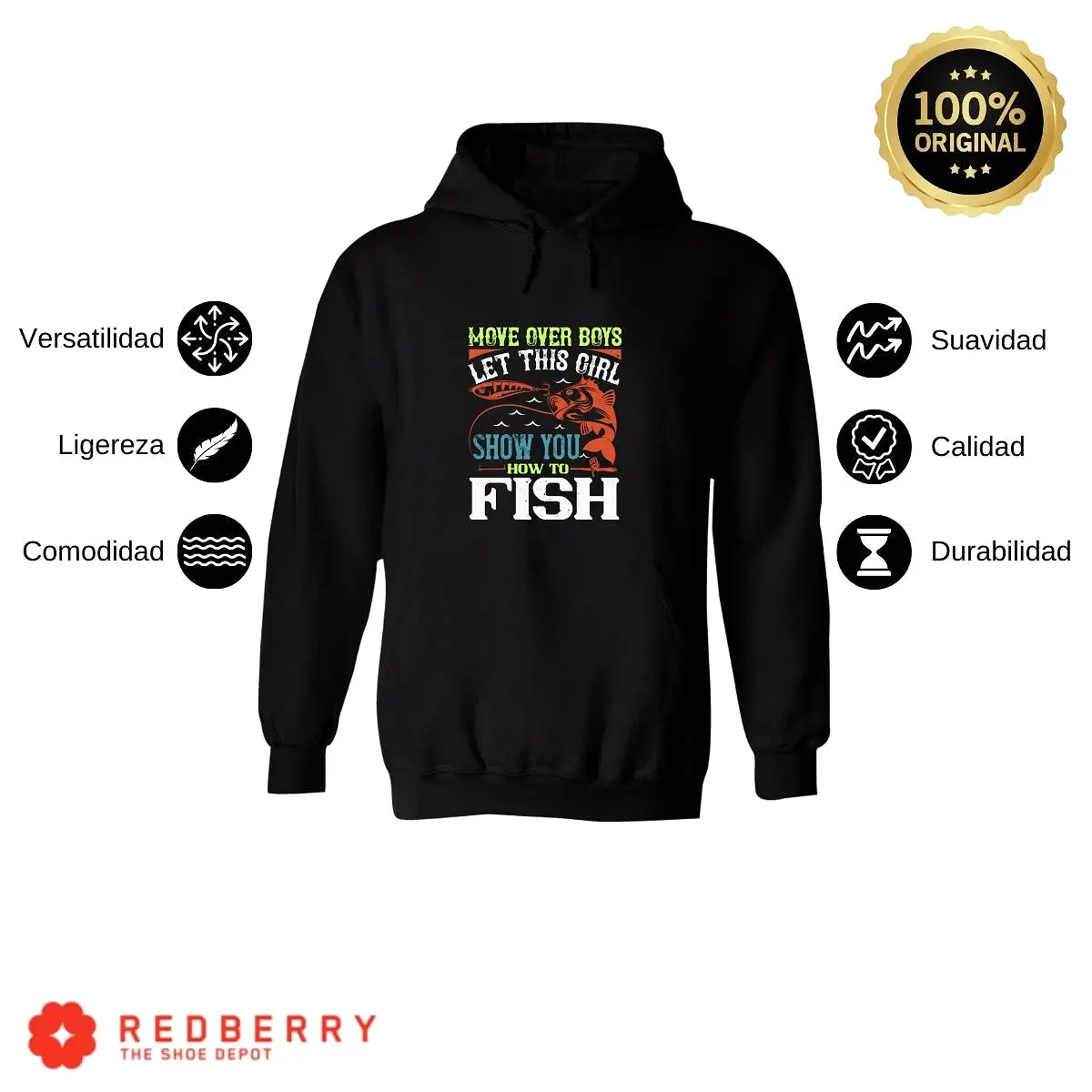 Sudadera Hombre  Hoodie Pescador Fishing Pesca 037