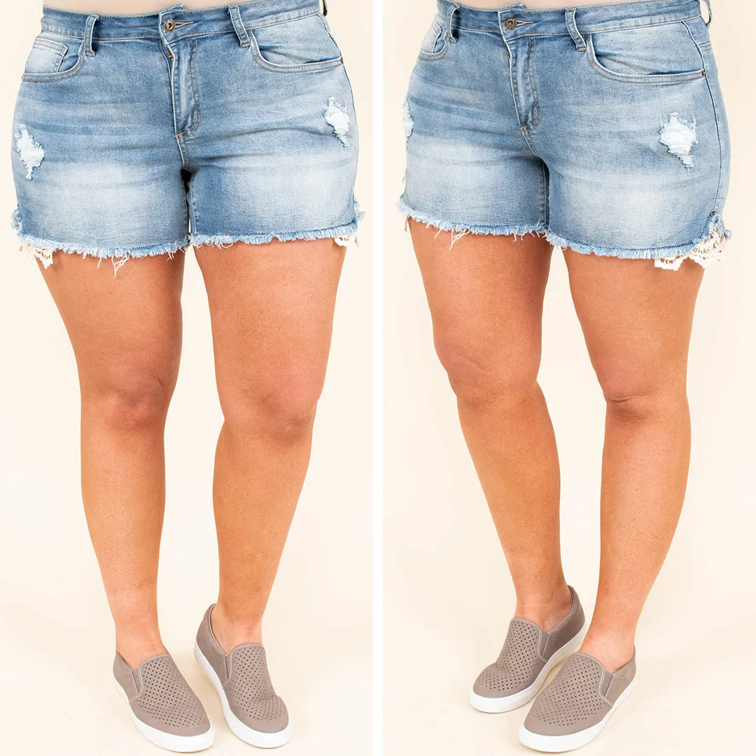 Summer Crushin' Shorts, Lightwash