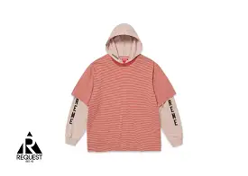 Supreme Layered Hooded L/S Top Tan