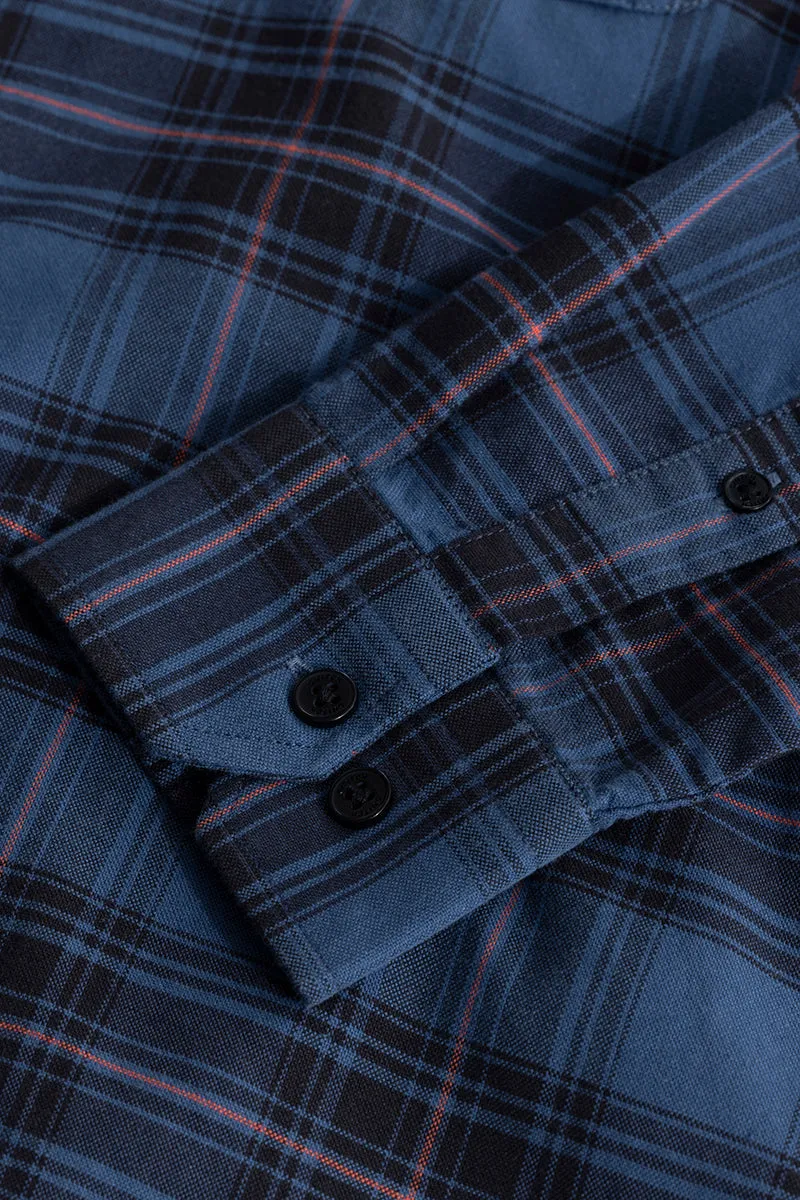 Tartan Twist Blue Checks Shirt