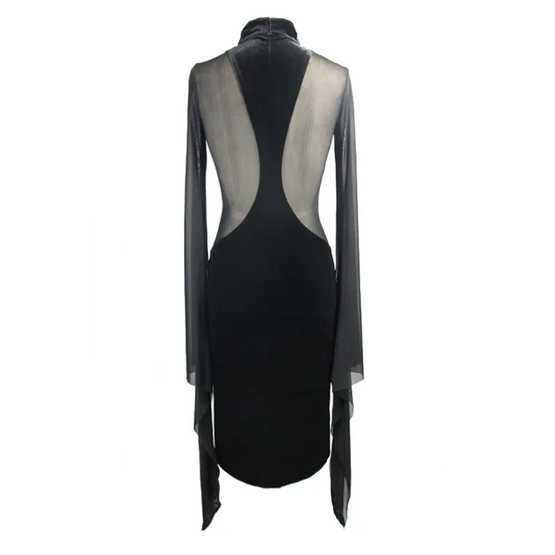 The Black Vamp Dress