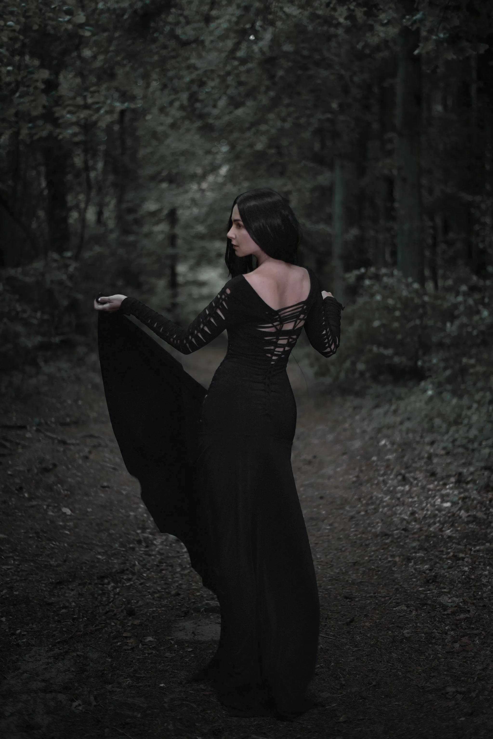 The Modern Morticia Gown