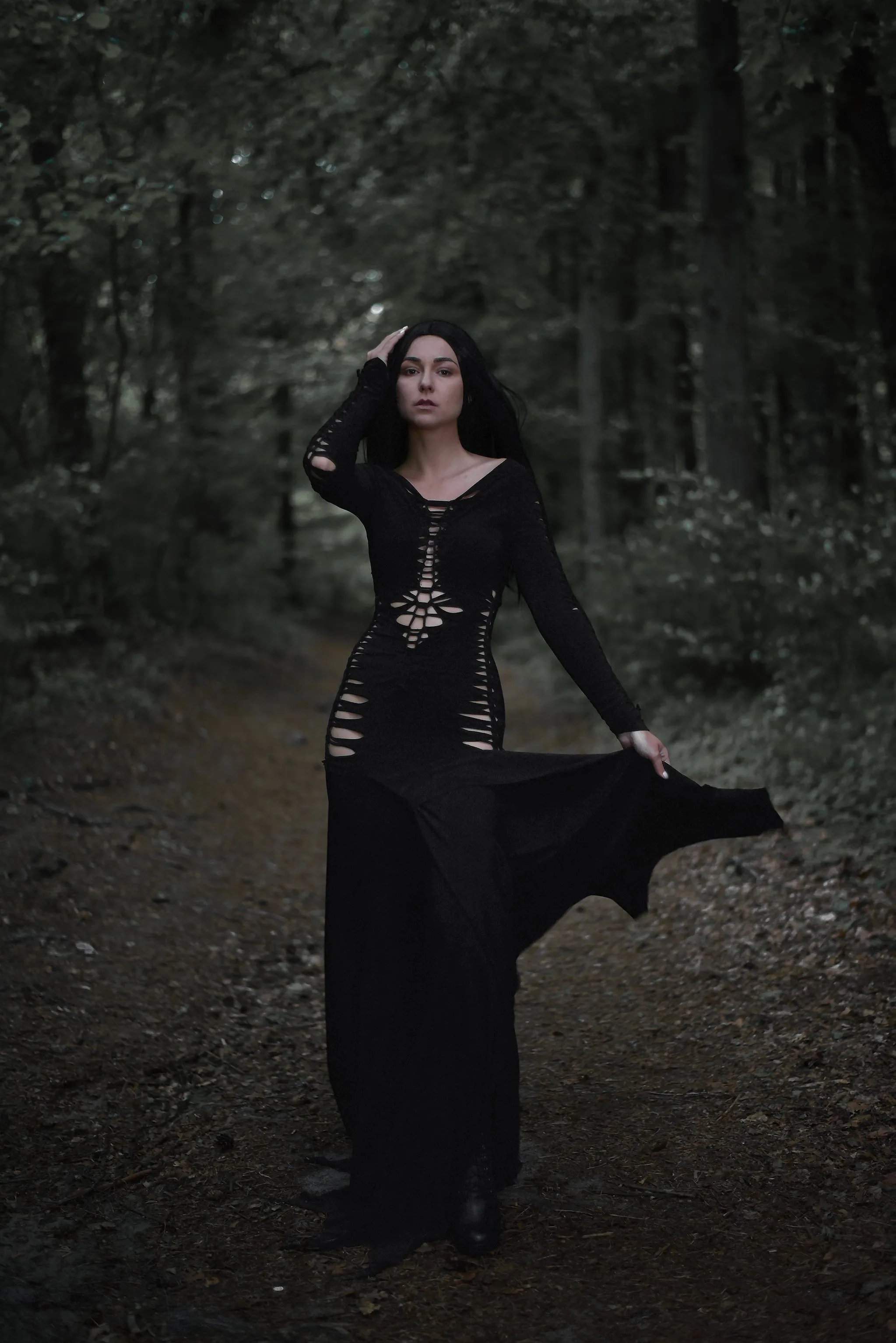 The Modern Morticia Gown