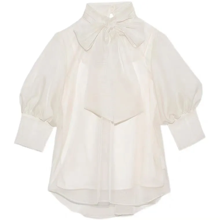 Tokyo girl Chiffon shirt blouse  long sleeve