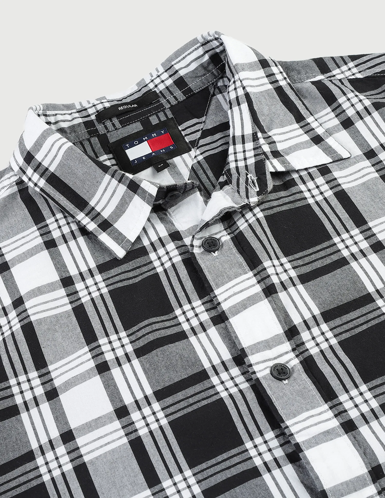 Tommy Hilfiger Regular Poplin Plaid Checks Shirt