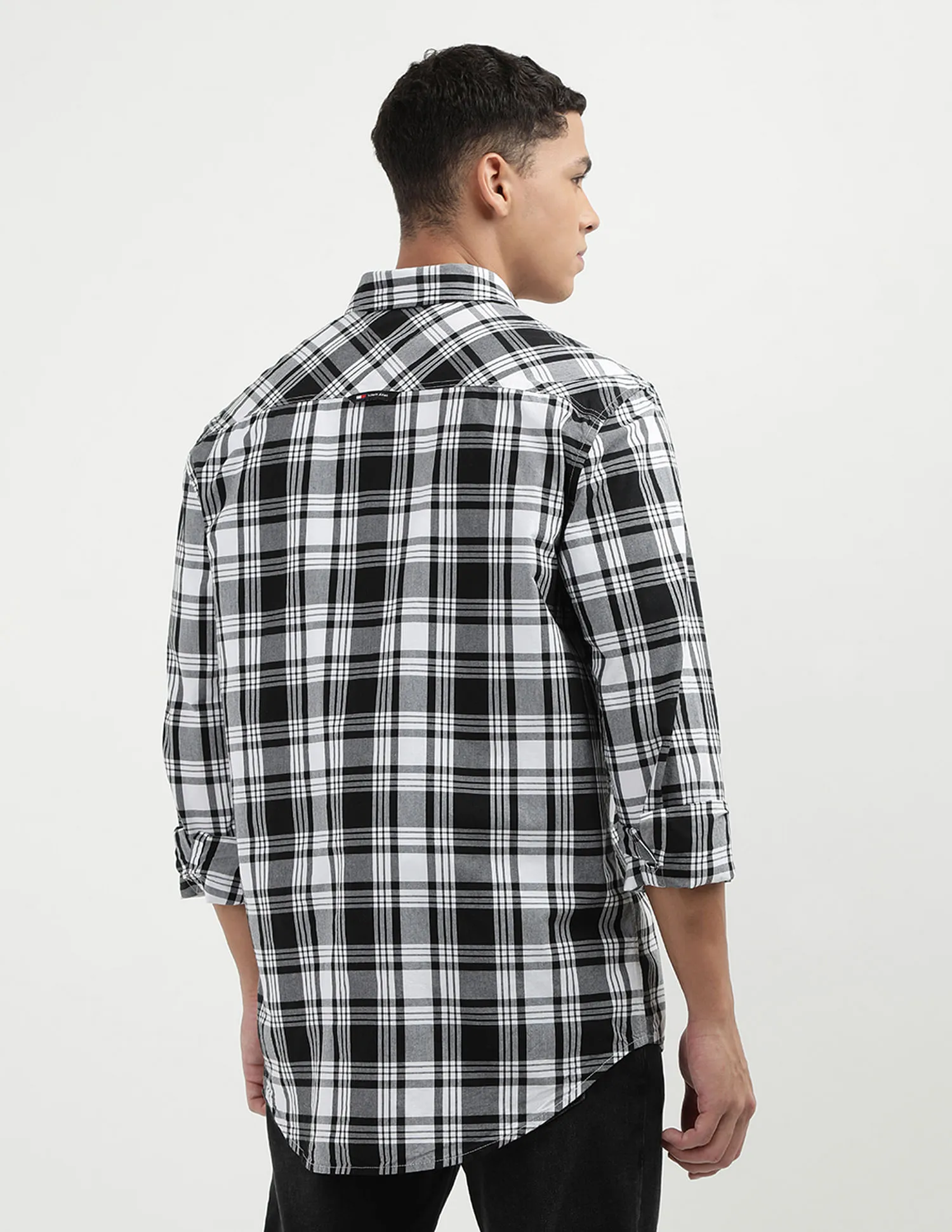 Tommy Hilfiger Regular Poplin Plaid Checks Shirt