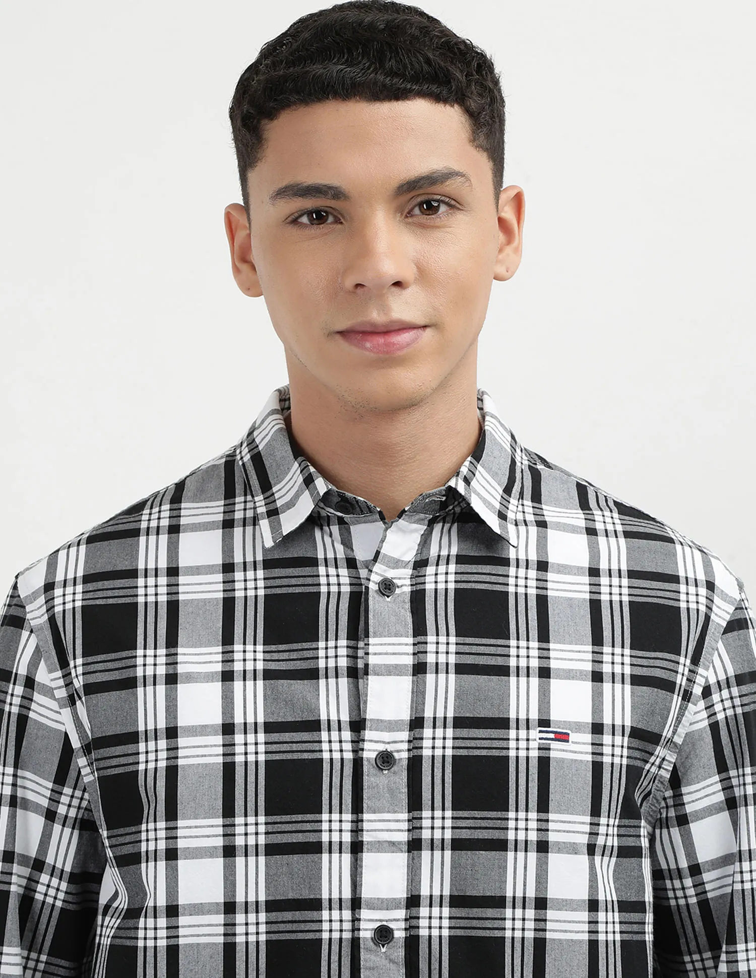 Tommy Hilfiger Regular Poplin Plaid Checks Shirt