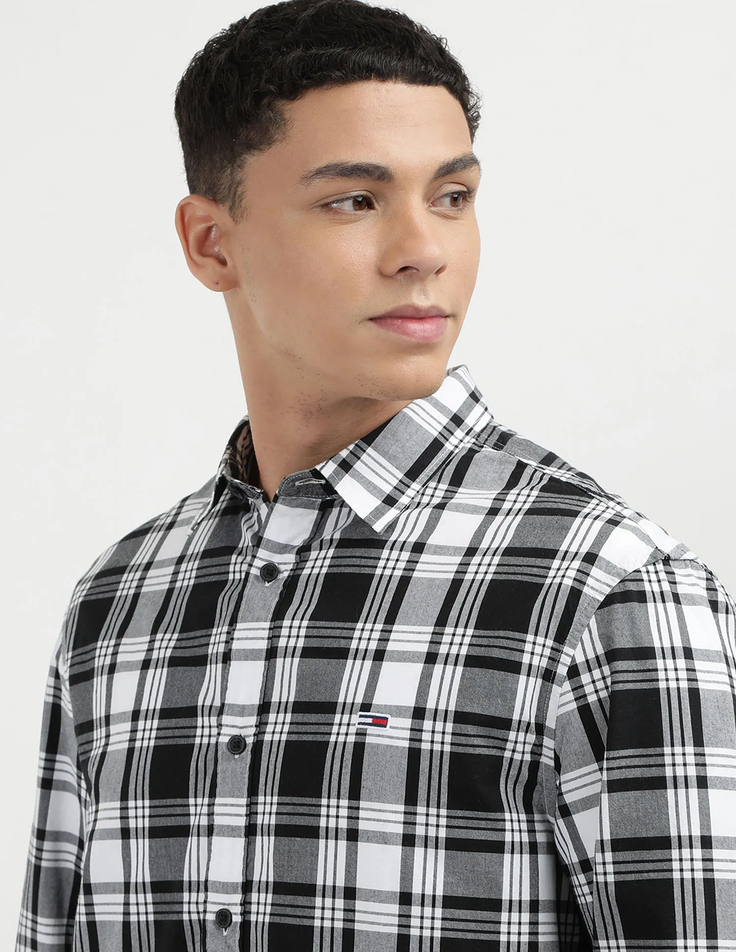 Tommy Hilfiger Regular Poplin Plaid Checks Shirt