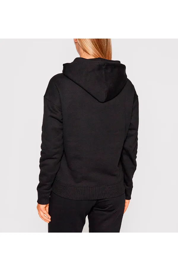 Tommy Hilfiger Women Center Badge Hoodie Black