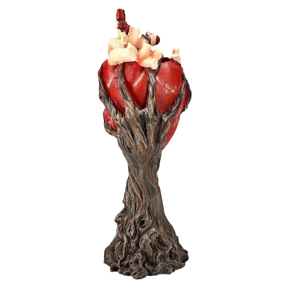 Tree human heart Creative Home Decoration Interior Art Desktop Decoration Halloween Resin Crafts Decorative Figurines