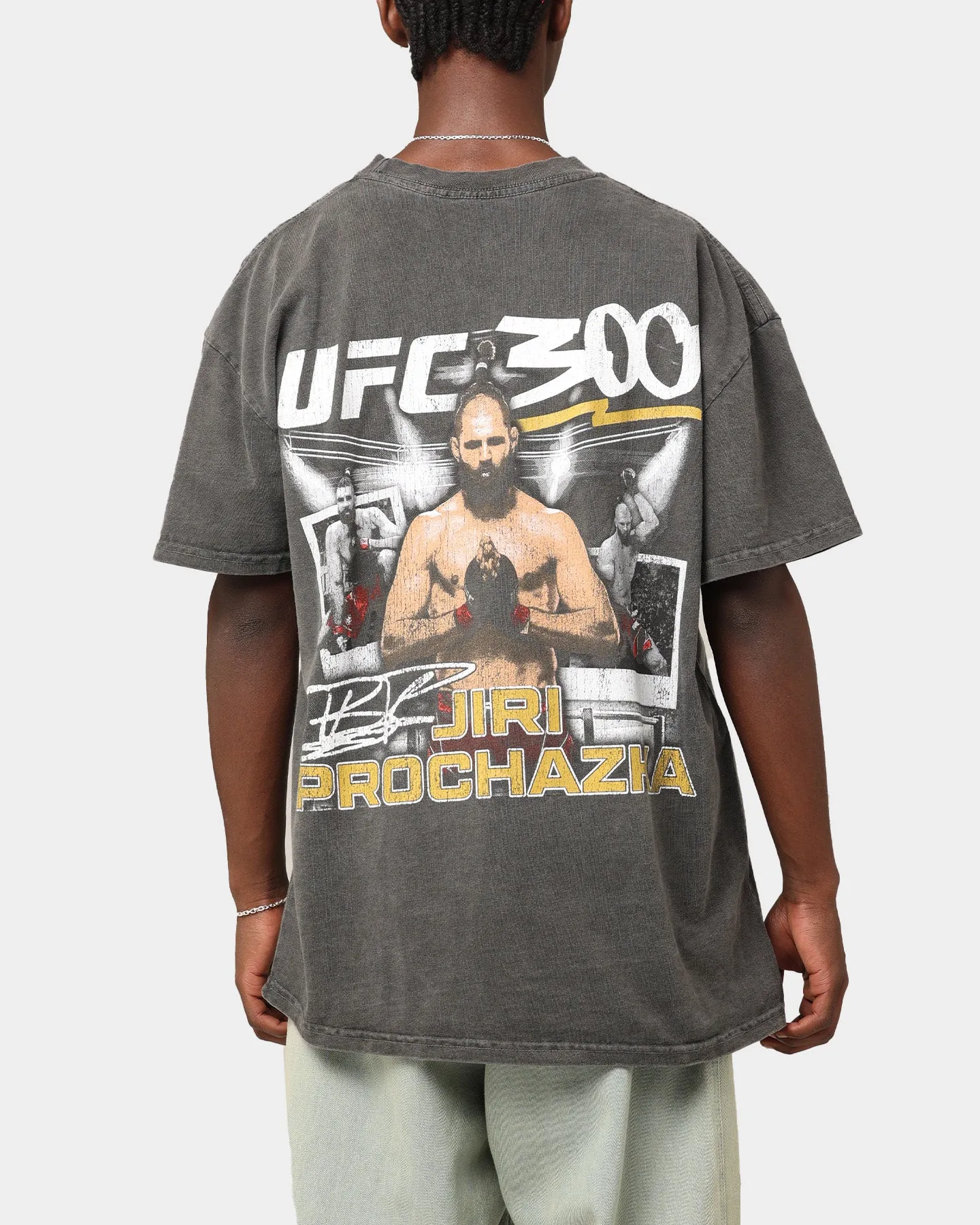 UFC By Culture Kings Jií Procházka 300 Heavyweight T-Shirt Black Wash