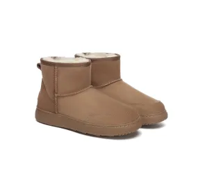 UGG AUSTRALIAN SHEPHERD Sheepskin Wool Ankle Mini Classic Outdoor Boots