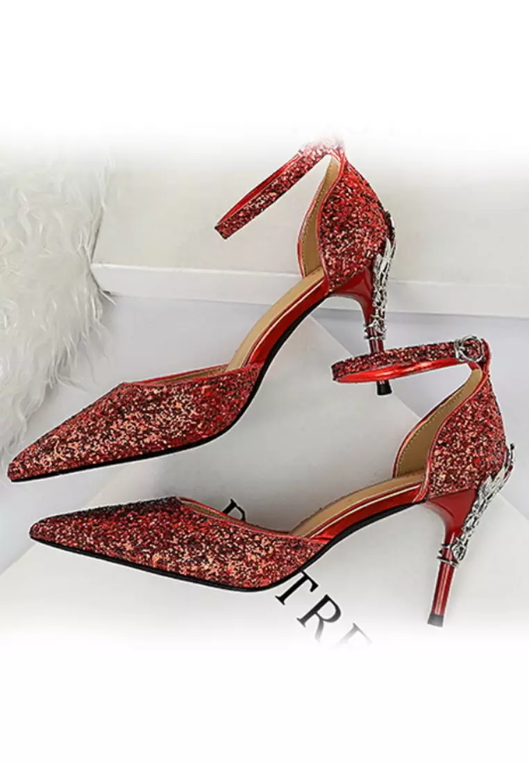 VANSA D'orsay Sequins Evening and Bridal Shoes VSW-P283A5