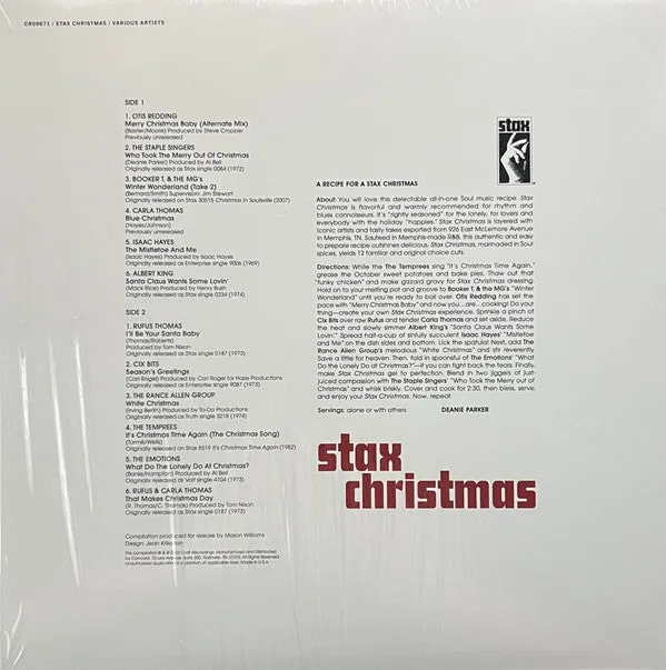 Various ~ Stax Christmas