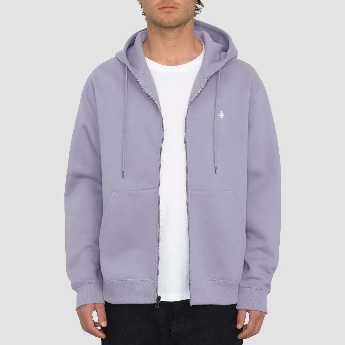 Volcom Single Stone Zip Hoodie Violet Dust