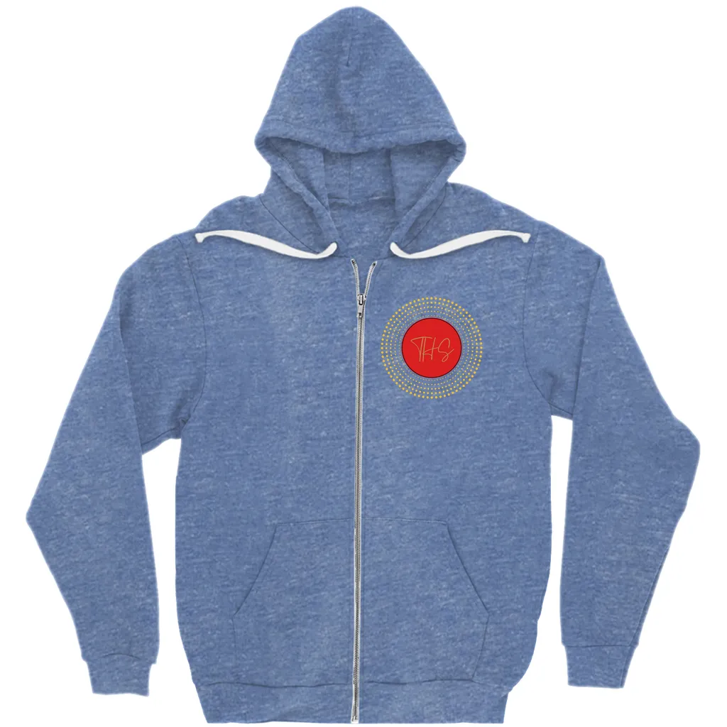 Warrior Pose Zip-Front Hoodie