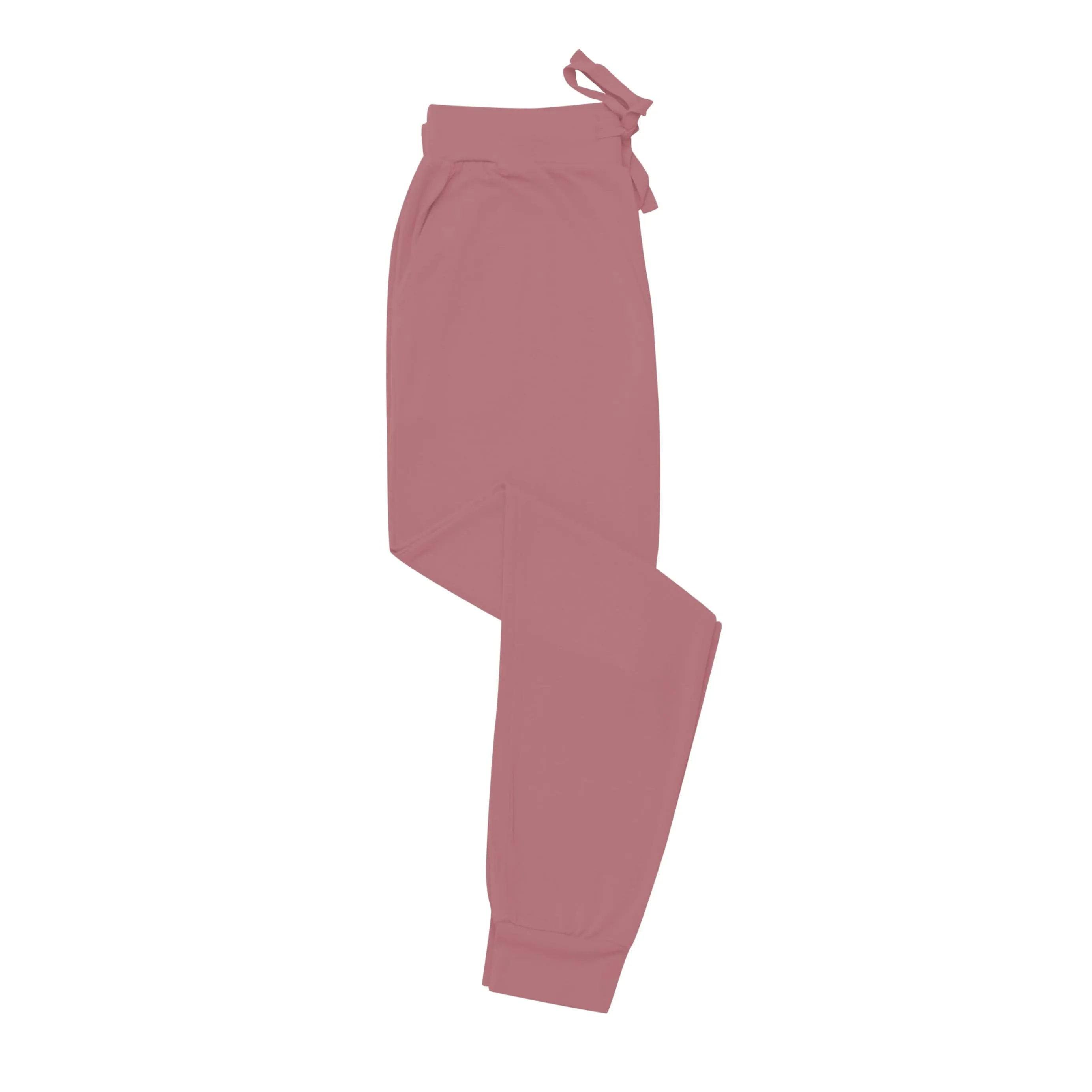 Women's Bamboo Jersey Jogger Pant in Dusty Rose